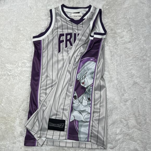 DRAGON BALL Z FRIEZA BASKETBALL JERSEY BOXLUNCH SHIRT - Picture 3 of 5
